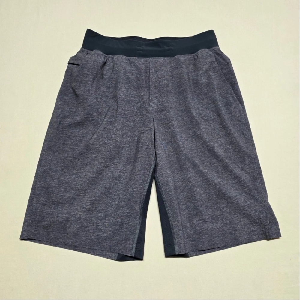 Lululemon Men Athletic Shorts Small Heather Gray Linnerless Training Drawstring